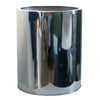 51cm XL Silver Metal Planter by Leaf