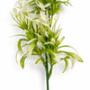 Pack of 6 x 48cm Artificial White Blossom Spray Stem