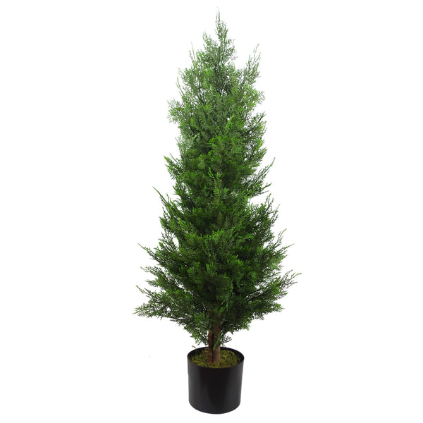 Cypress Cedar Topiary Tree Artificial 120cm Realistic Plant Botanik