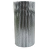 70cm Red Lily Display Silver Glass Vase - Premium Quality