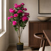 Artificial Blossom Tree Azalea Pink Realistic Faux House Plants 100cm Botanik