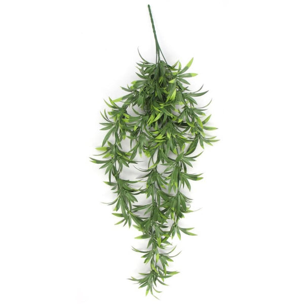 Pack of 6 x Hanging UV and Fire Resistant Artificial Fronded Thyme Plant 70cm - Premium Quality