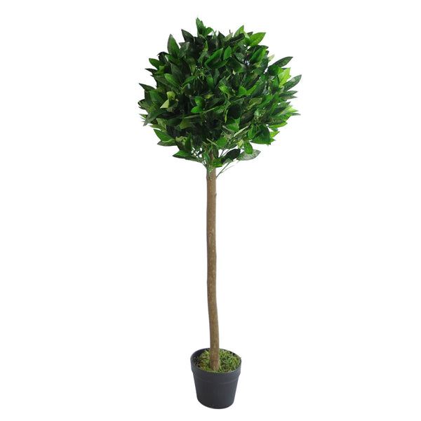 120cm Trunk Artificial Topiary Bay Laurel Tree