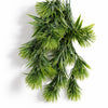 Pack of 6 x 75cm Artificial Green Thistle Trailing Hanging Plant Faux Floral