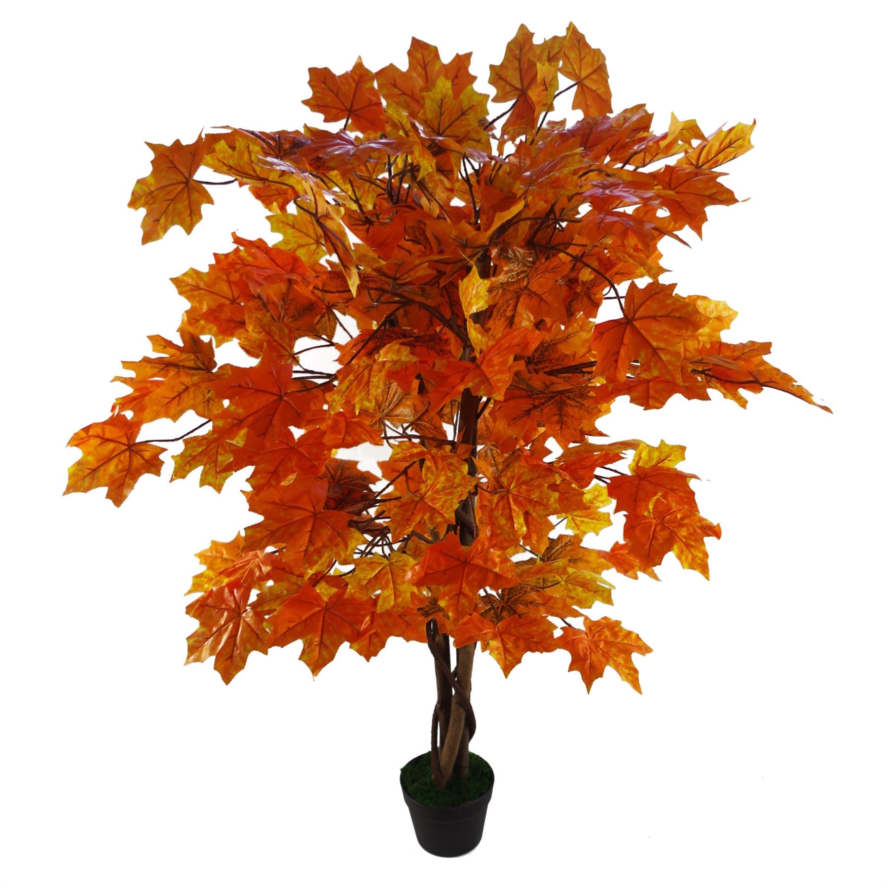 Artificial Tree Large Orange Maple Autumn 125cm.