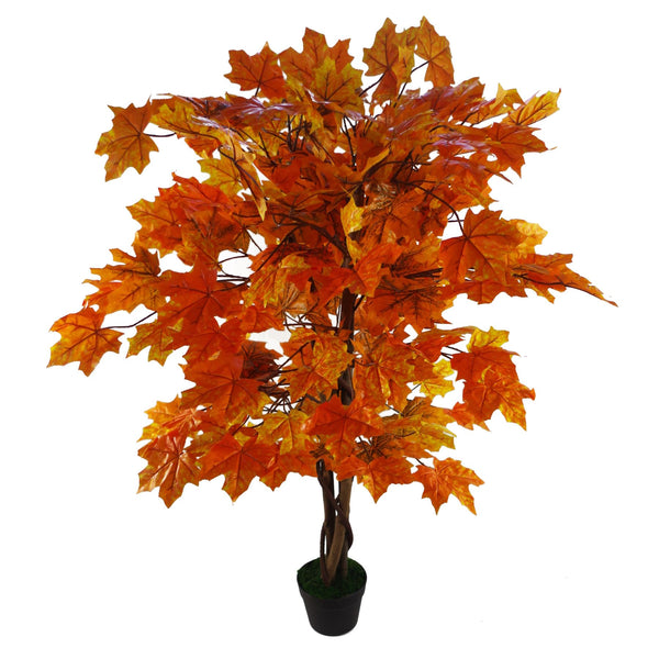 Artificial Tree Large Orange Maple Autumn 125cm.