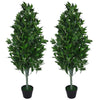 Artificial Topiary Bay Tree Pyramid Cone Extra 120cm Trunk