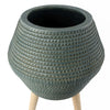 Large Composite Blue Grey Planter