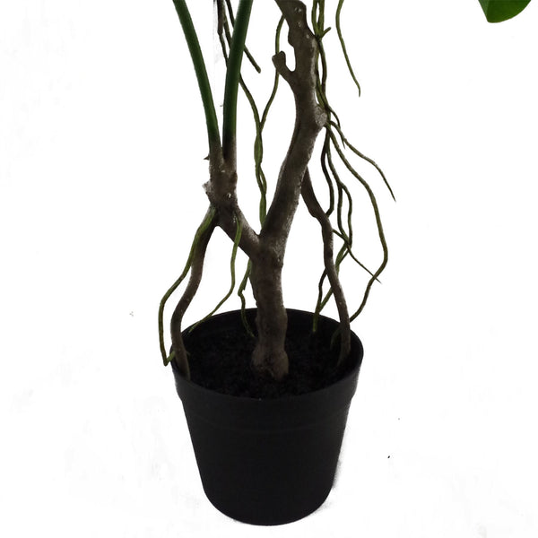 Artificial Monstera Plant Twisted Cheese Plant 90cm UK