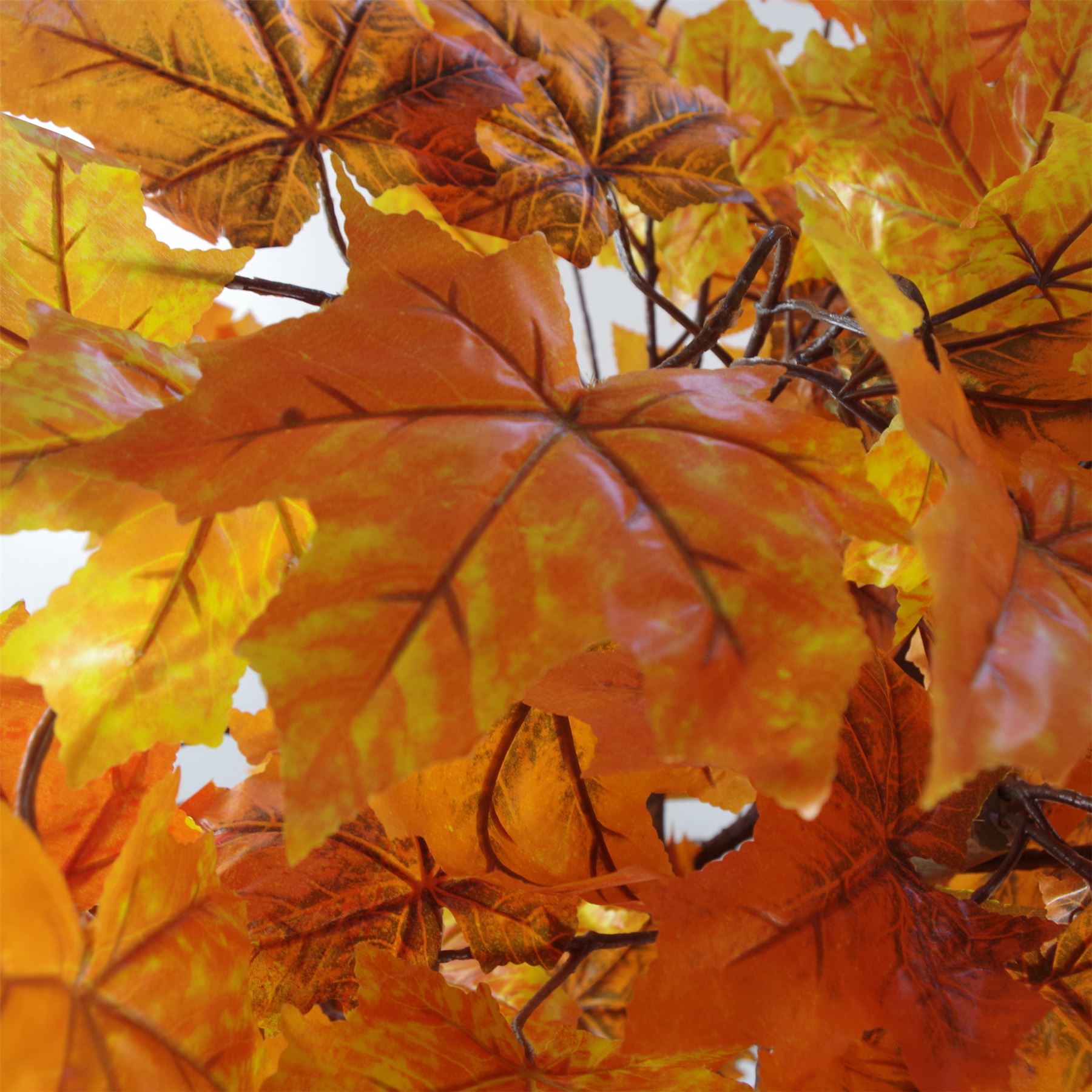 Maple Acer Artificial Tree Orange Yellow Autumn Colours 125cm