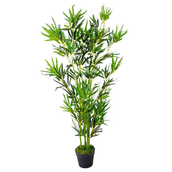 Artificial Bamboo Plants Trees Green 120cm Green 120cm