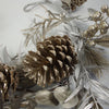 Luxury Christmas Silver Floristry Garland 150cm