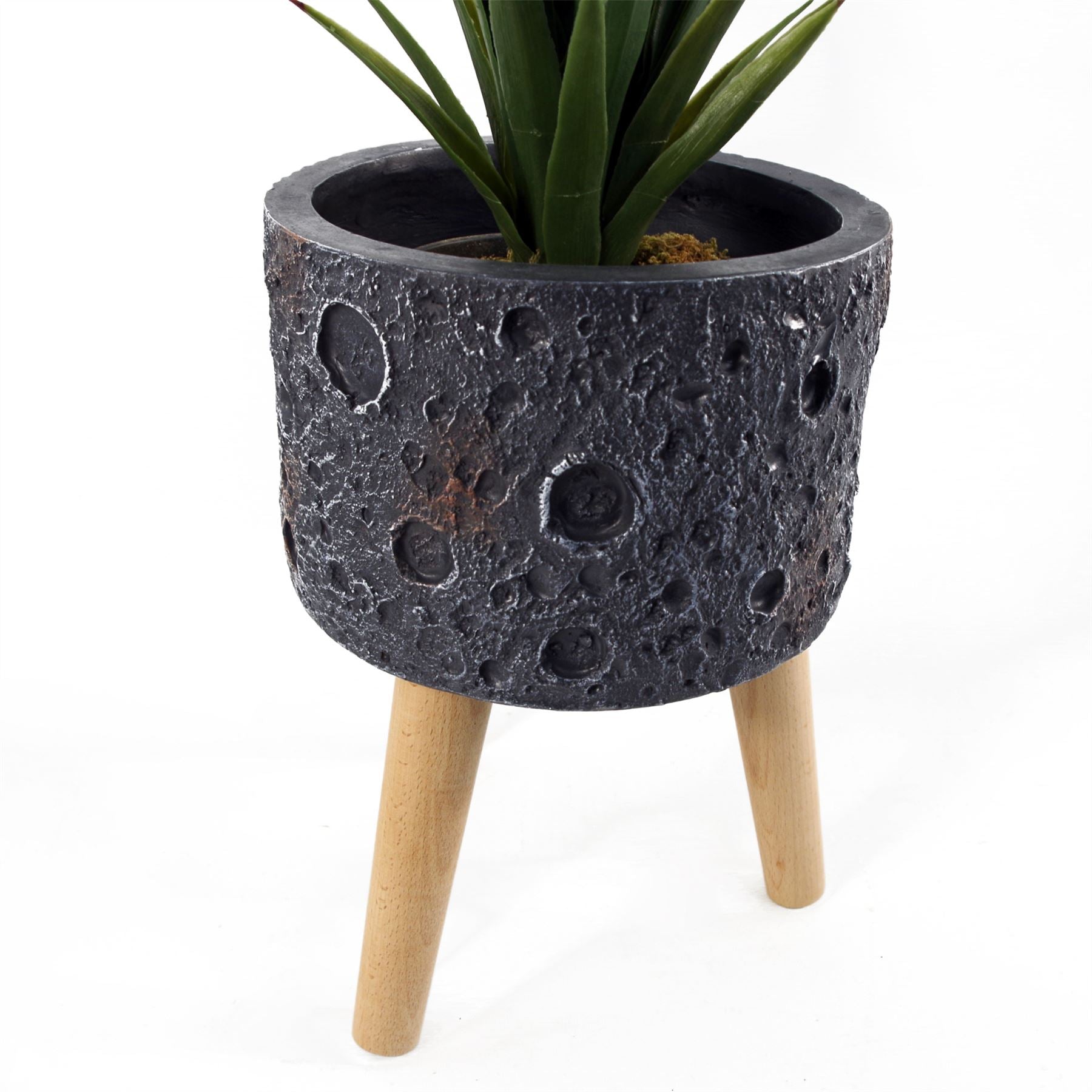 Moon Black Planter