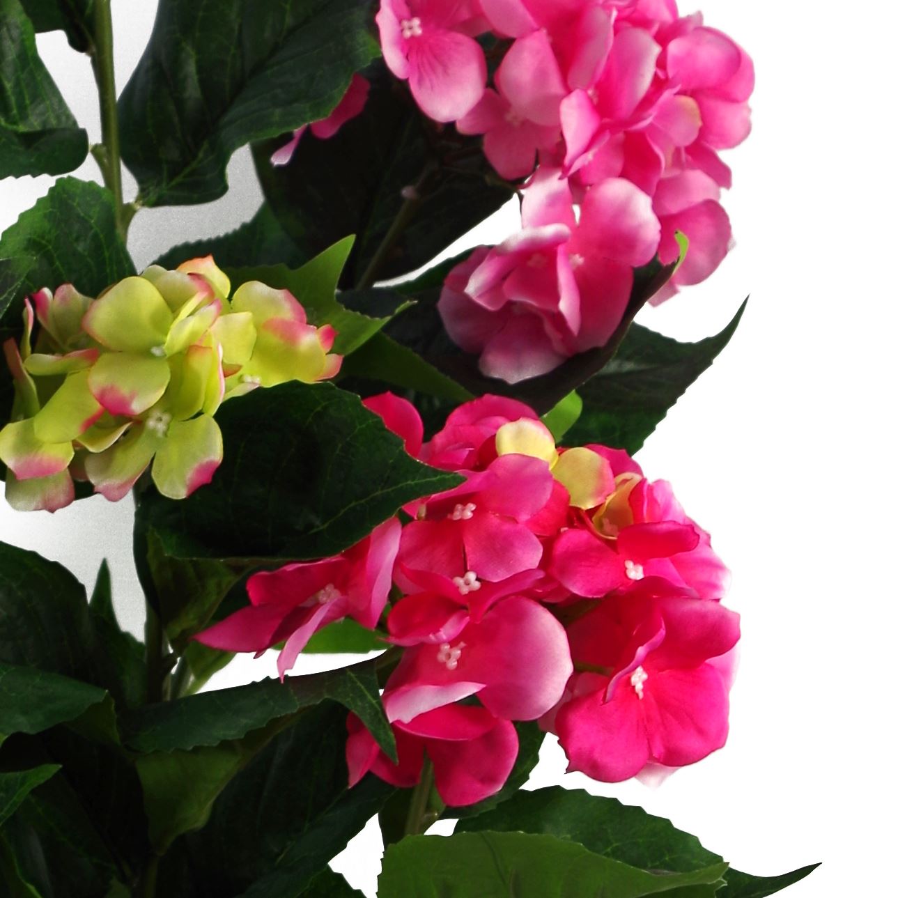 Artificial Large Hydrangea Plant Bush Pink