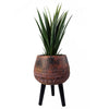 Planters Plant Pots Zaturn Brown Black Legs 44cm x 30cm