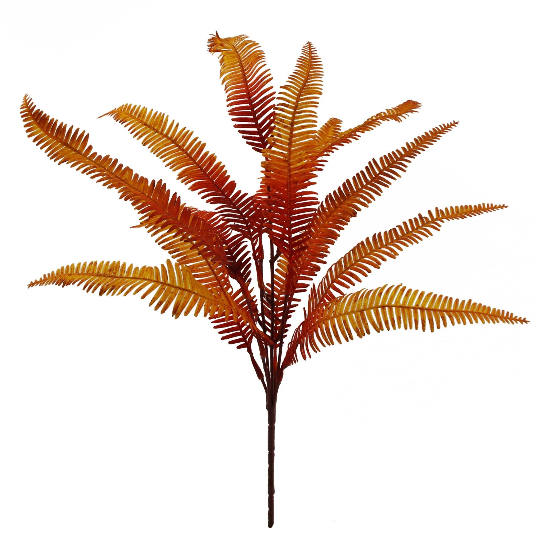 Artificial Fern Plant 55cm Artificial Autumn Fern Bush Plant