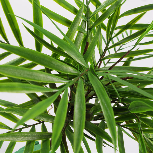 Fern Plant Artificial Realistic 40cm Artificial Bamboo Palm Bush Plant