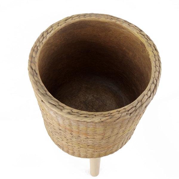 Rattan Effect Composite Planter