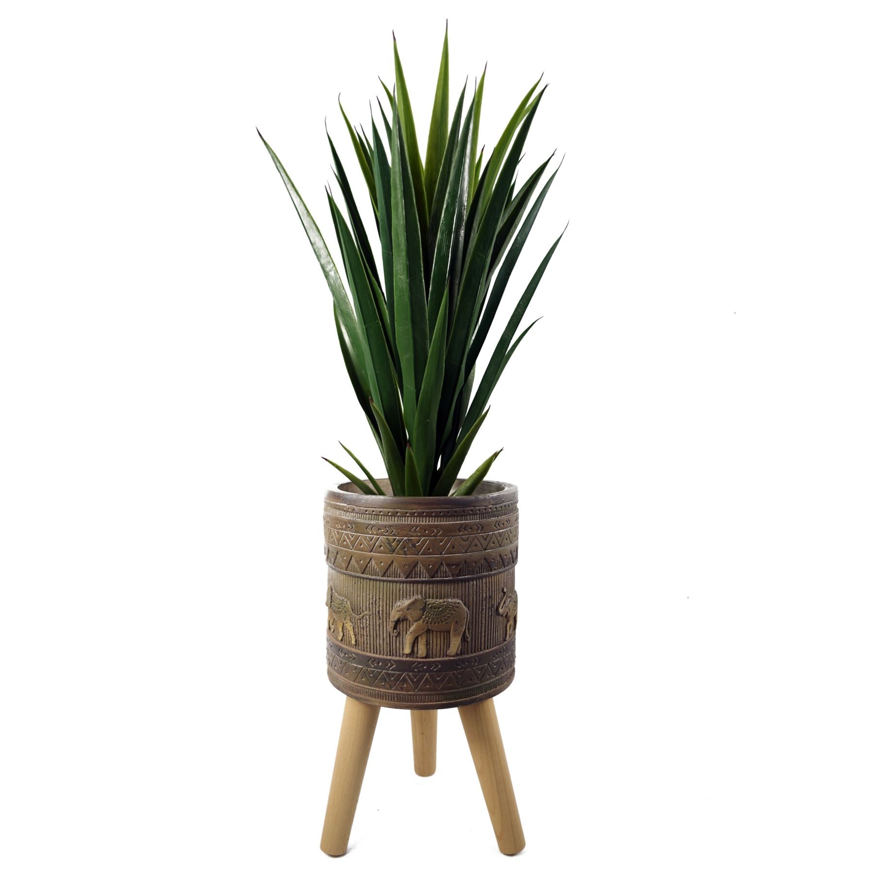 Planters Plant Pots Z i Elephant Composite 40cm x 21.5cm