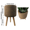 Seagrass Style Composite Planter