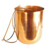 Metal Copper Hanging Planter 18 x 22cm UK