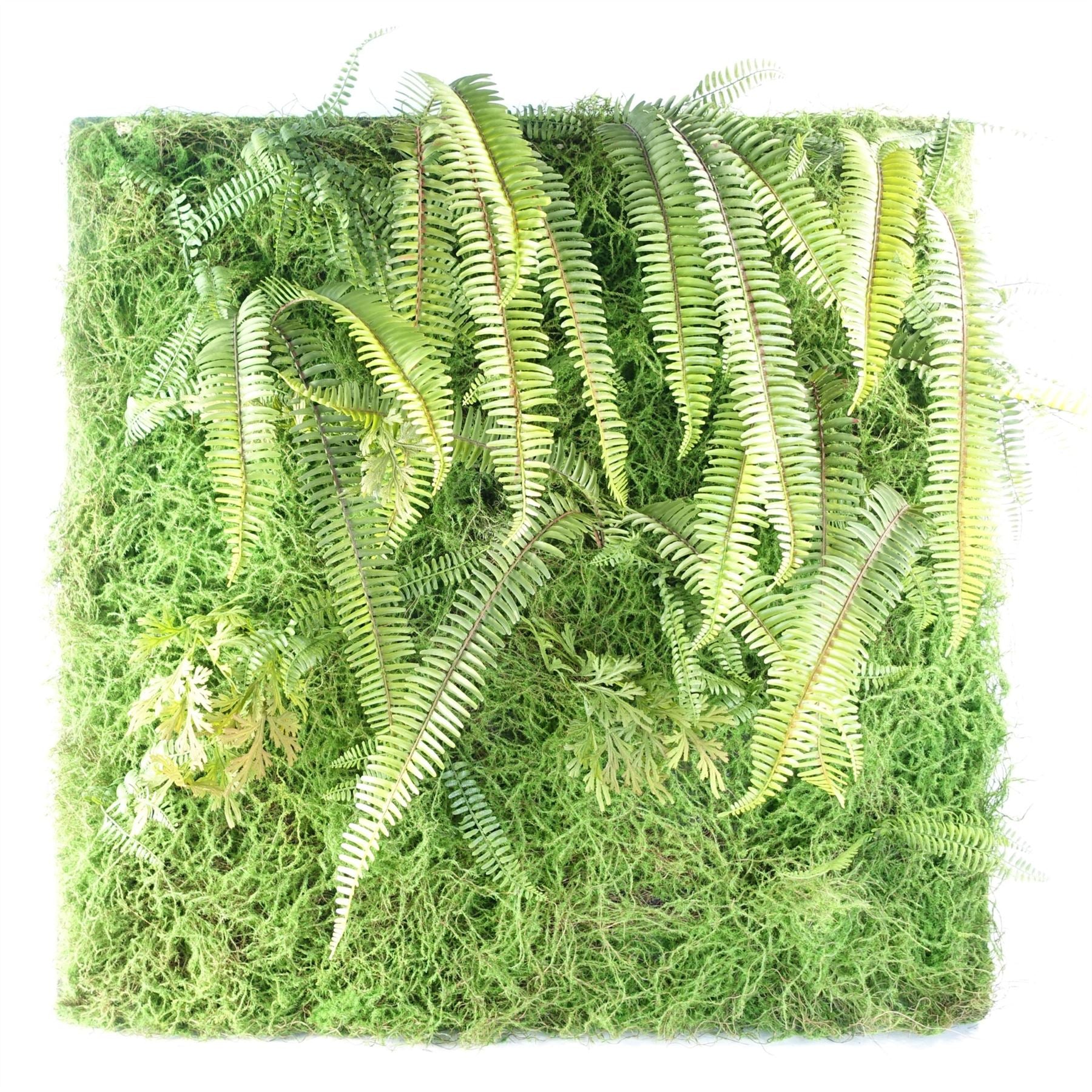 100cm Artificial Natural Look GreenWall Ferns Large