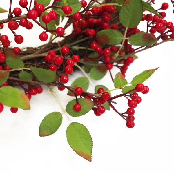 Christmas Look Red Berry Floristry Wreath 60cm 24" Luxury