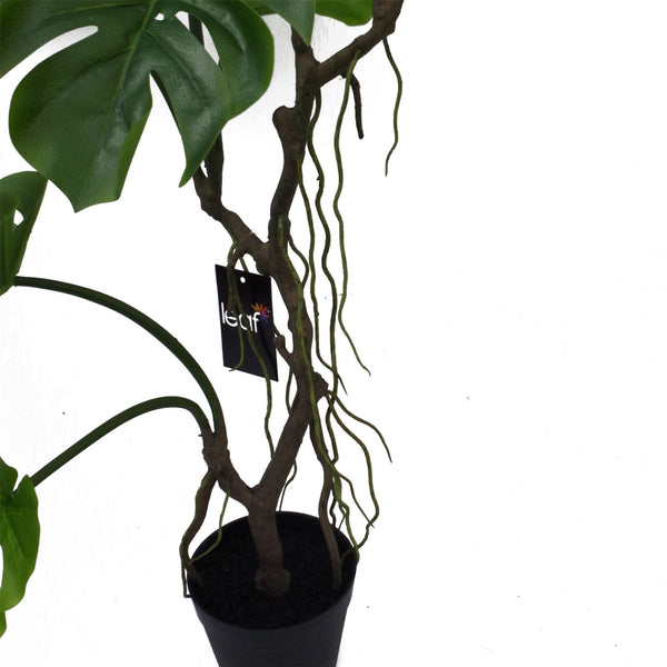 Artificial Monstera Plant Twisted Cheese Plant 90cm UK