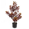 Artificial Tree Plant Orange Fire Autumn Ficus Tree 80cm