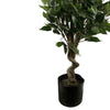 110cm Artificial Evergreen Ficus Tree Planter