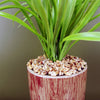 Artificial Grass Ceramic Planter & Metal 35cm