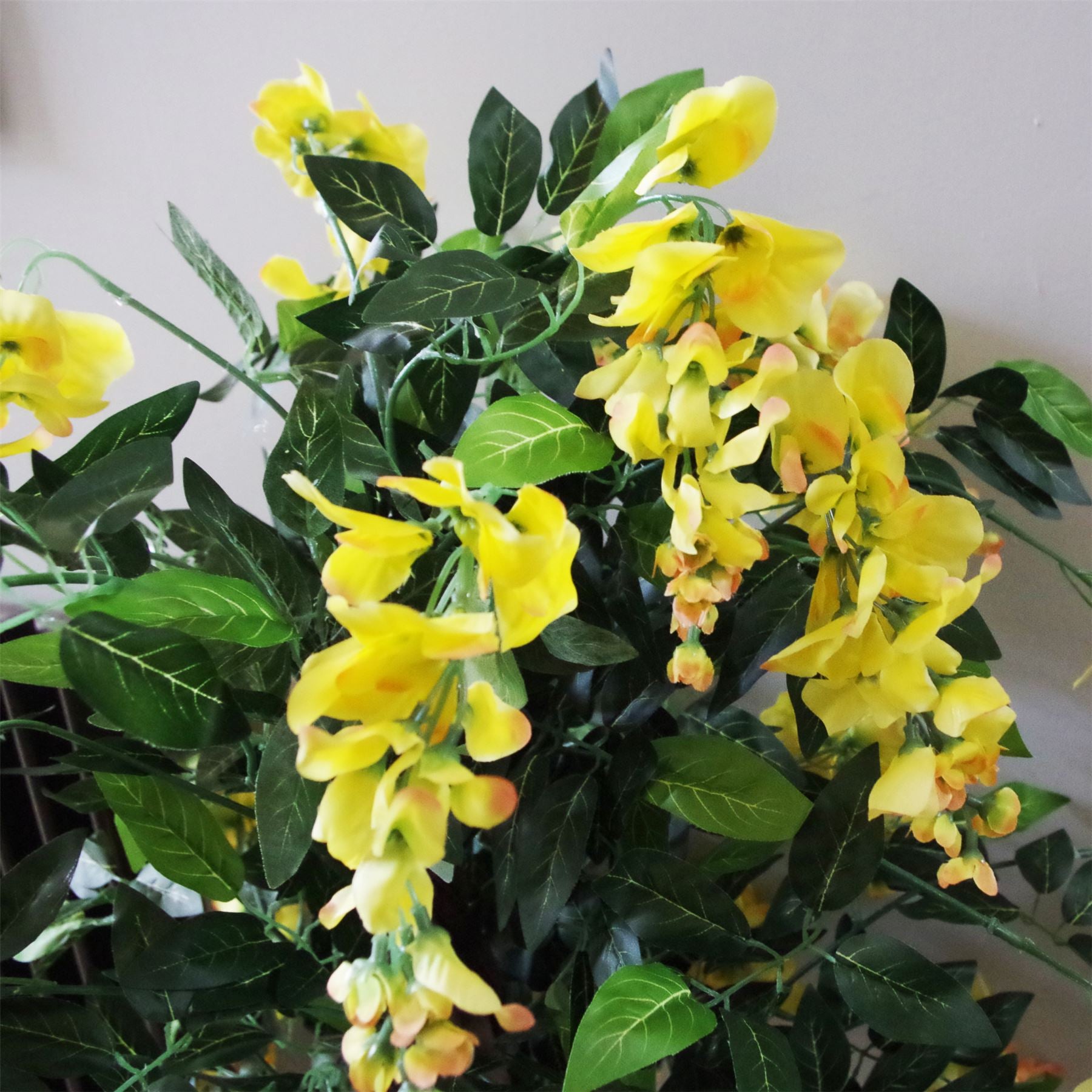 Blossom Tree Artificial Wisteria 120cm Yellow