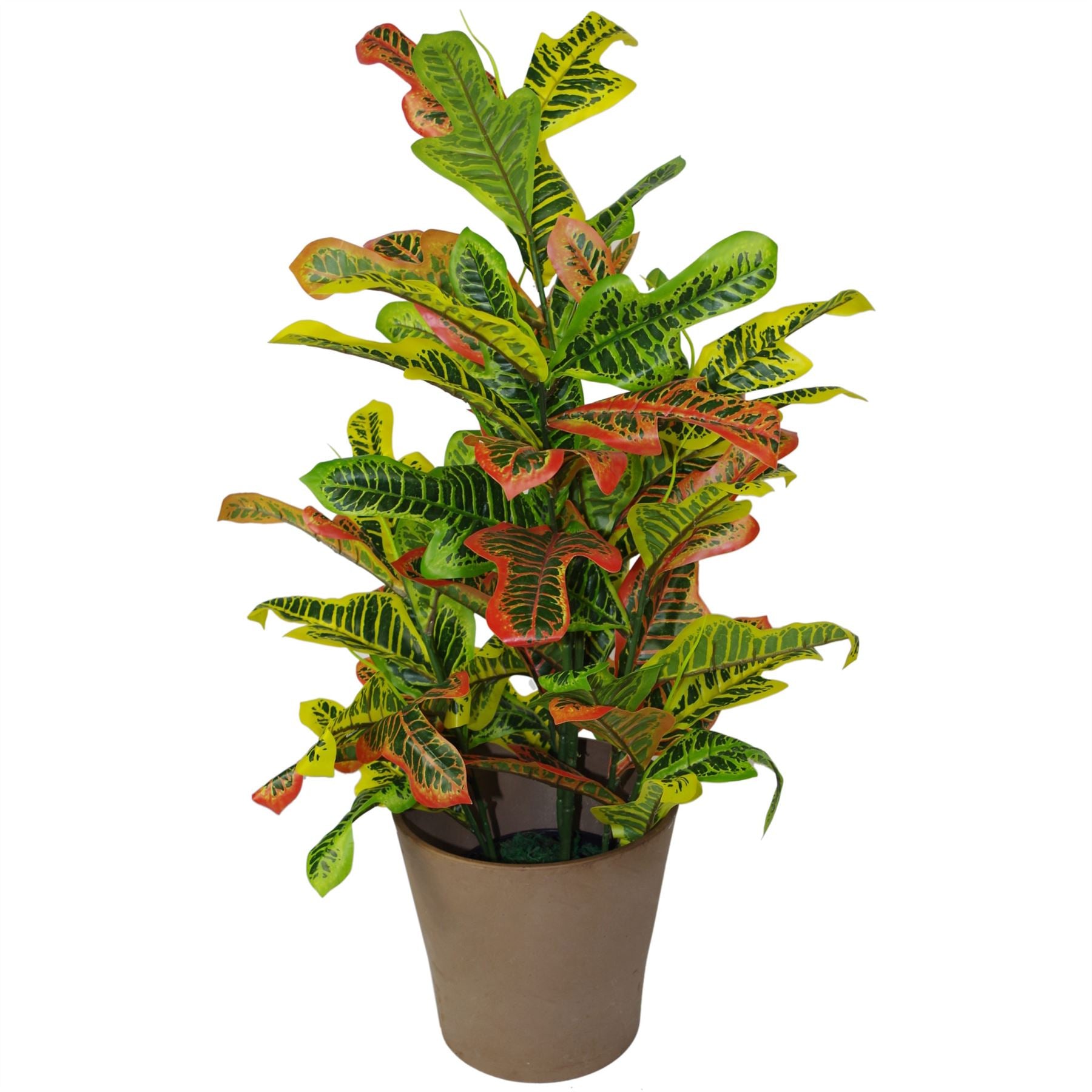 Tropical Artificial Plants 90cm Croton Large