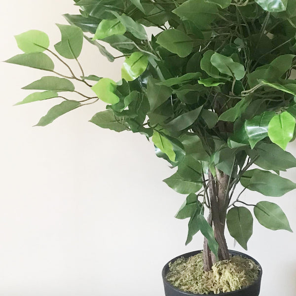 Artificial Ficus Tree Plant Green Mini Bushy Ficus 60cm Plant