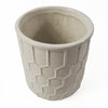 White Honeycomb Ceramic Planter