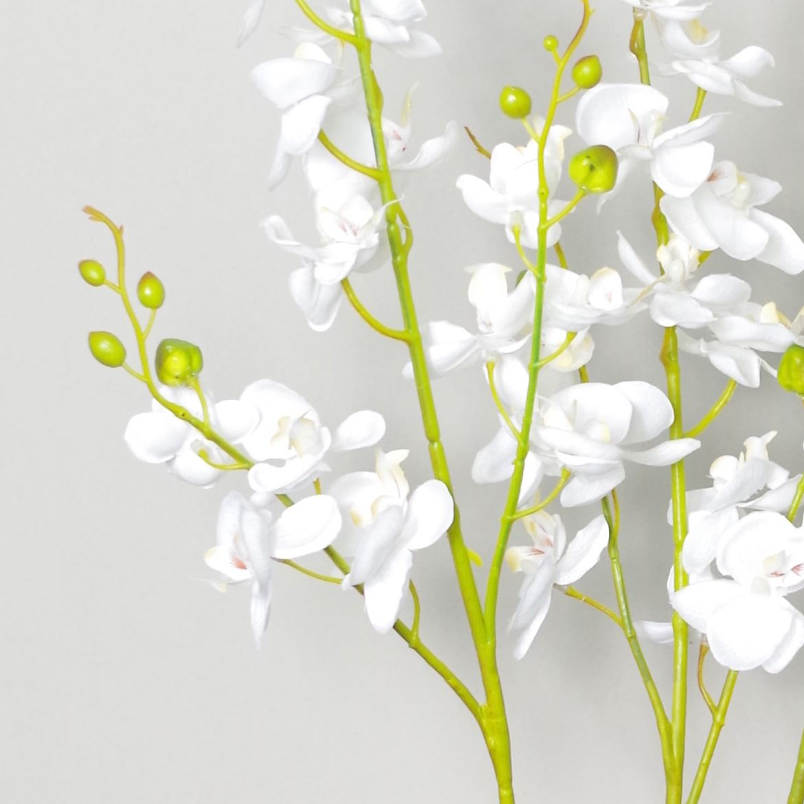 Artificial Orchid Flower 60cm White Orchid Arrangement