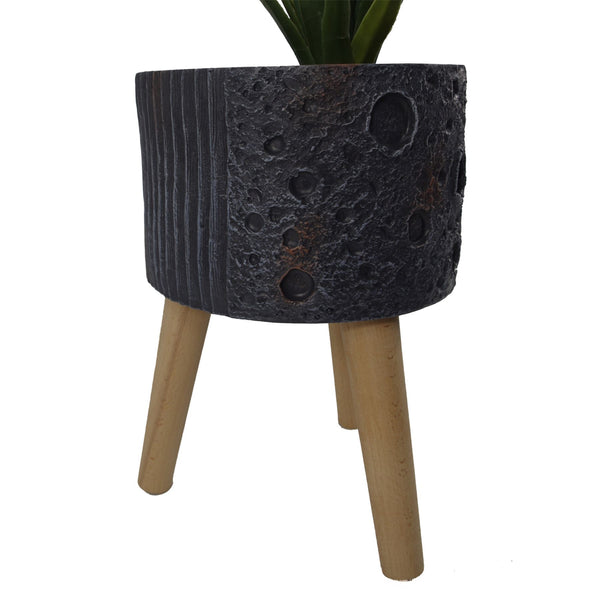 Moon Black Planter