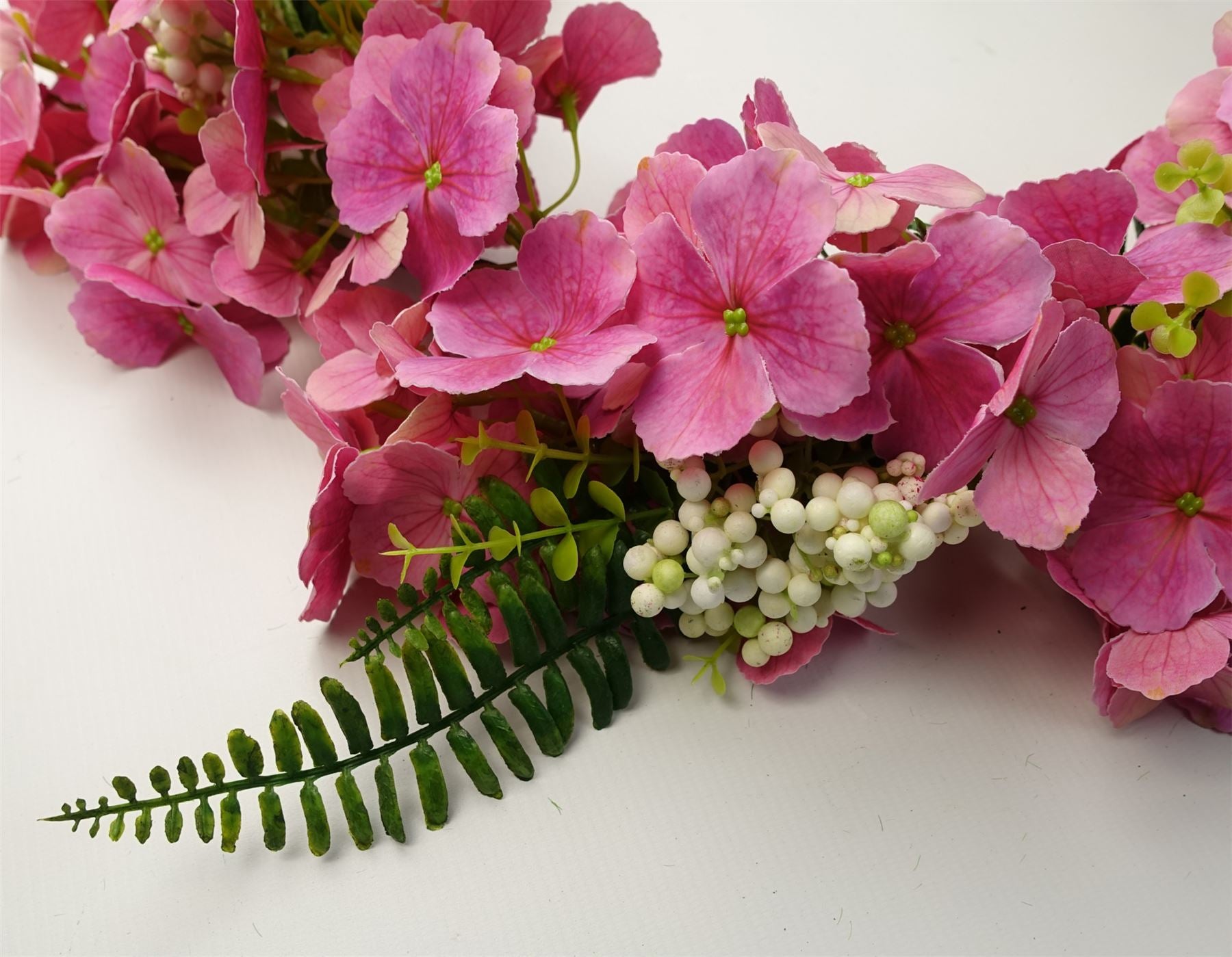 Artificial Hanging Plant Pink Blossom Garland