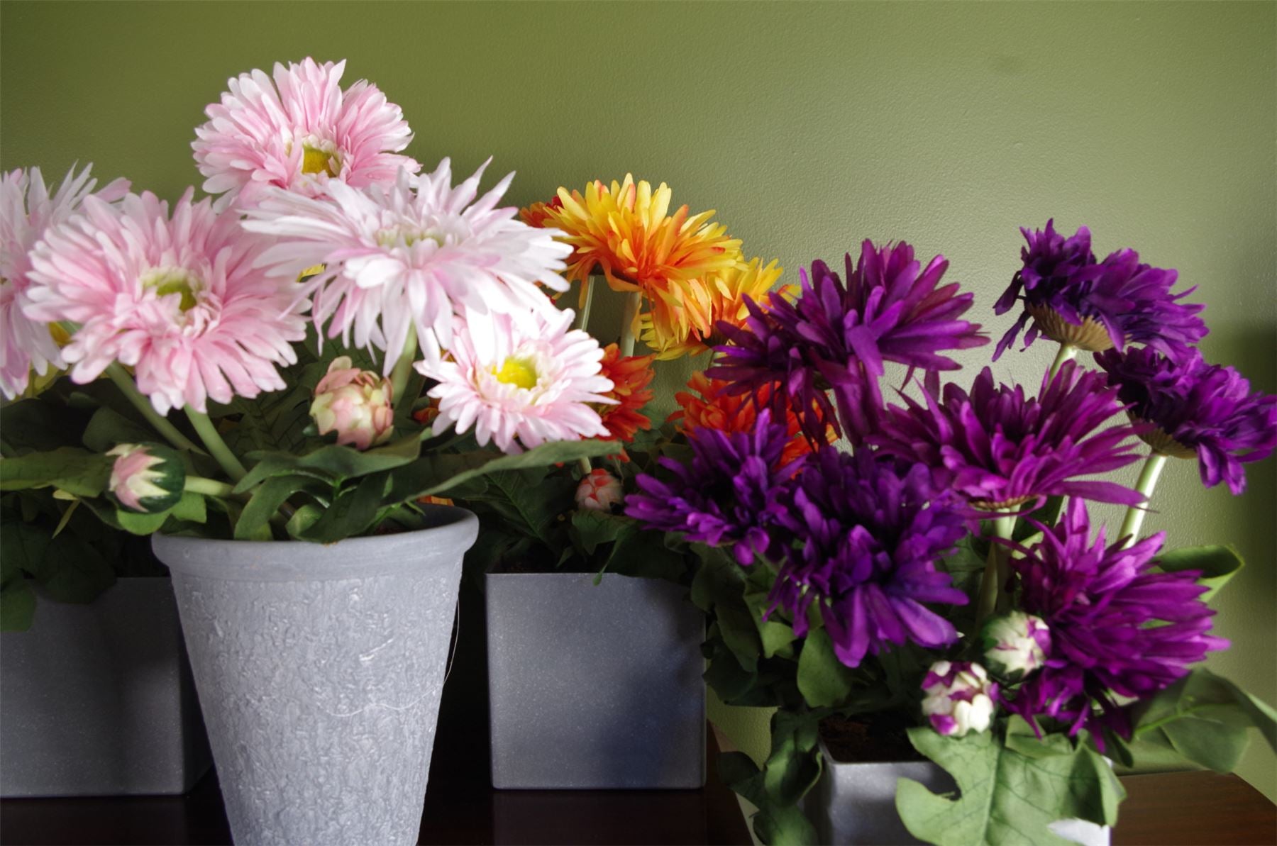 Artificial Daisy Plant Purple