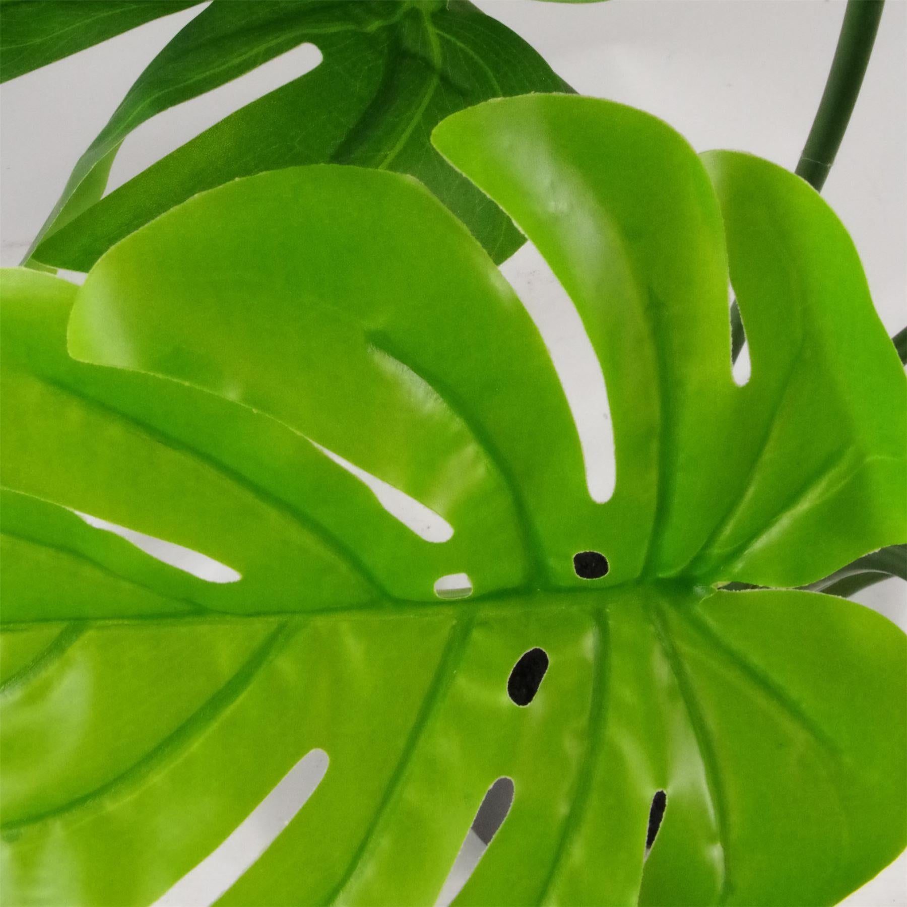 Artificial Monstera Plant Twisted Double Cheese Plant 60cm 60cm UK