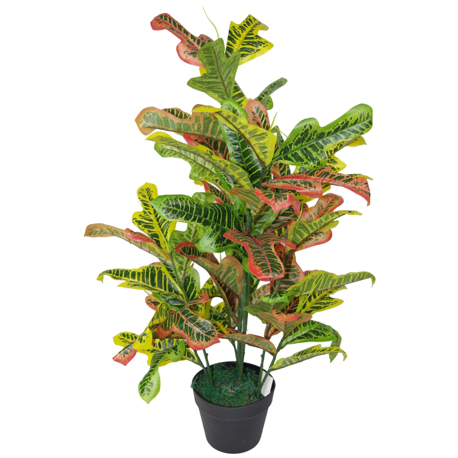 Tropical Artificial Plants 90cm Croton Large