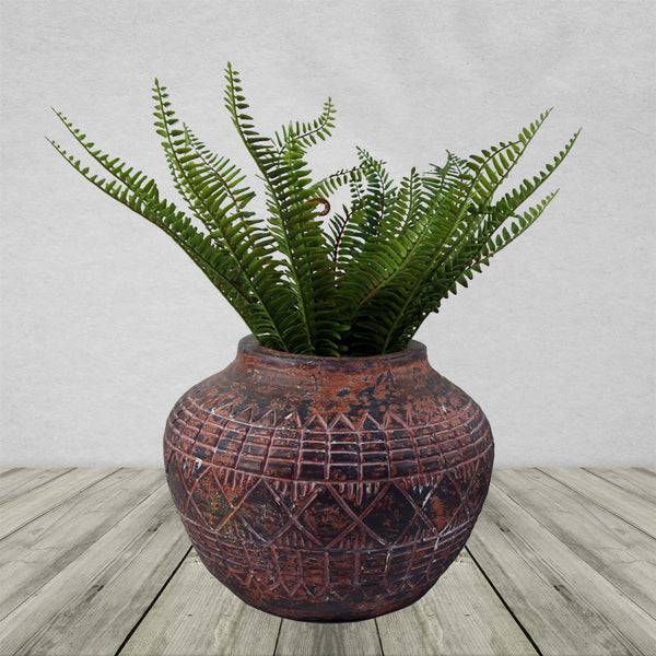 23cm x 30cm Large Aztec Vase Planter