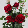 Artificial Red Rose Bush