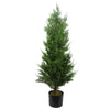 Cypress Bushy Topiary Tree Artificial 120cm Plant