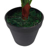 Artificial Bird Nest Fern Plastic weighted pot 60cm Plants