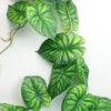 120cm Artificial Trailing Hanging Plant Realistic Alocasia Dragon Scale Natural Look