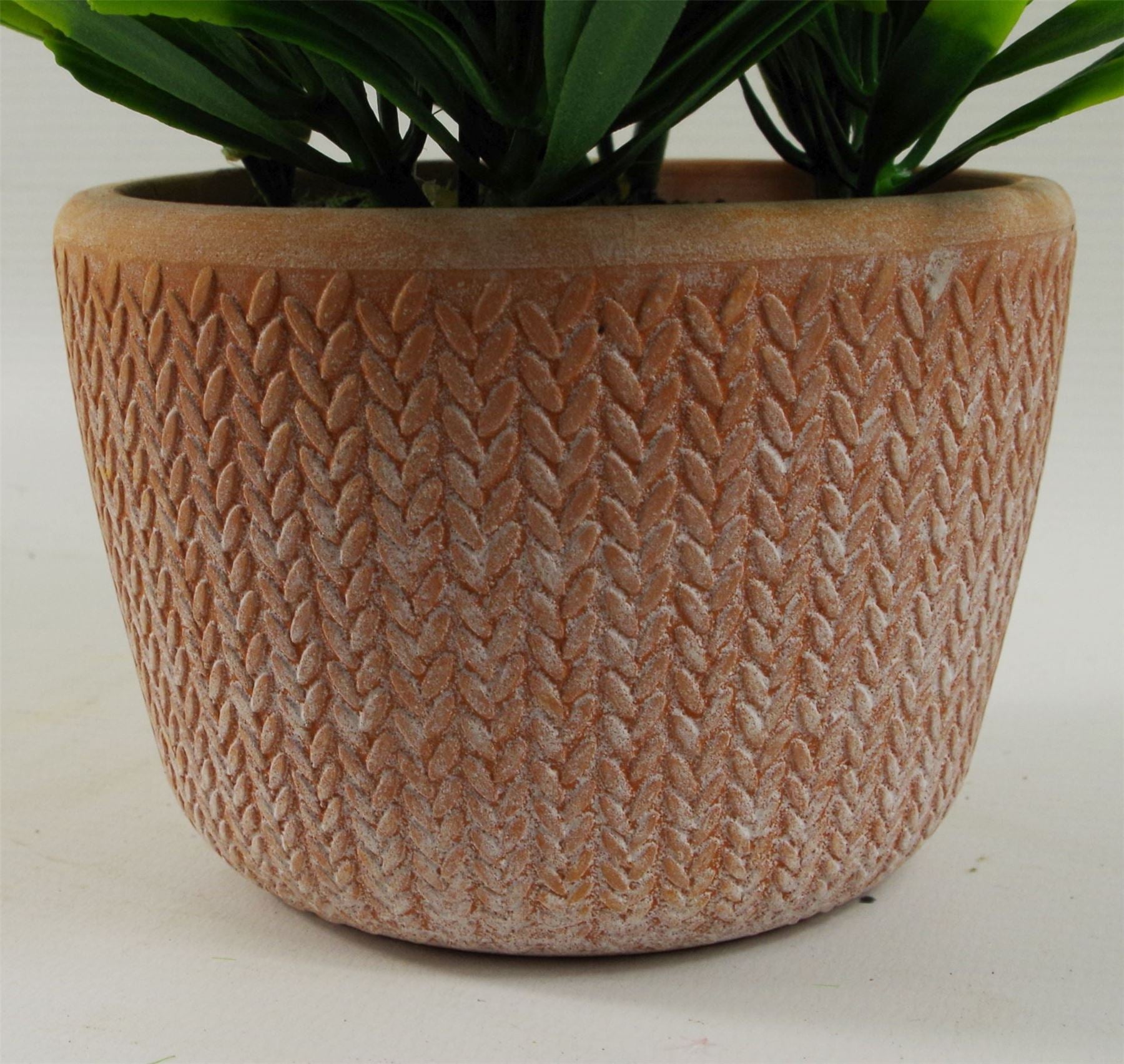 Artificial Houseplant Terracotta Pot Honey Shrub