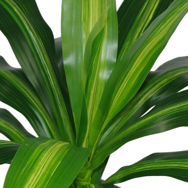 Artificial Foliage Plant Pot Variegated Leaves 40cm Plants