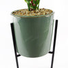 Artificial Fern Ceramic Planter & 40cm