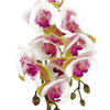 Orchid Artificial Pink Gold Pot 48cm Harlequin